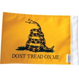 Pro Pad Gadsden Don't Tread on Me Sleeved Motorcycle Flag 10"x15"