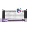 KidKusion Non-Retractable Driveway Safety Net, Black, 18' | Outdoor Barrier;