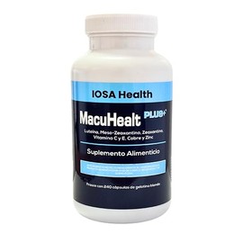 Lutena, Meso-Zeaxantina y Zeaxantina con Vitaminas C y E, Cobre y Zinc  Suplemento Alimenticio  240 cpsulas de gelatina blanda                        