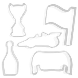 Formula 1 F1 Racing Car Cookie Cutter Pack