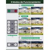 Lightasea LED Spotlight with Motion Sensor Outdoor, 100 W, 10000
