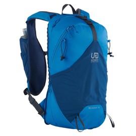 Ultimate Direction Blazek Hydration Ultra Marathon Running Backpack, Shoulder Strap Pockets, EVA Back Panel, Compressible Volume, 2023 Model (18L, UD Blue)