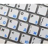 Russian Cyrillic - English Non-Transparent Keyboard Decals Black OR White