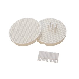Set of 2 Mini Honeycomb Boards - Large Hole with 20 Ceramic 1.6 MM Pins Jewelry Making Repair Soldering Work Surface Tool