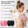 Cepillo de Silicona para Cuerpo 4 Pcs, Cepillo Corporal para
