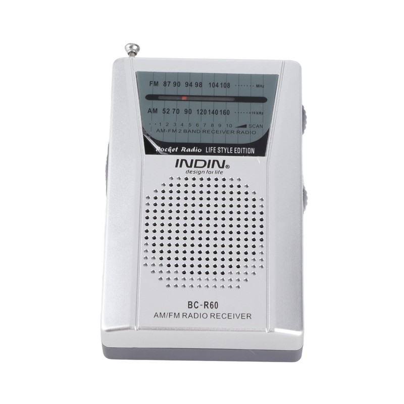 Mini Radio Battery Powered Portable Multifunction AM FM Radio Player
