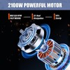 IMAYCC Handheld Cement Mixer, Portable Concrete Mixer,110V 6 Speed Mixing