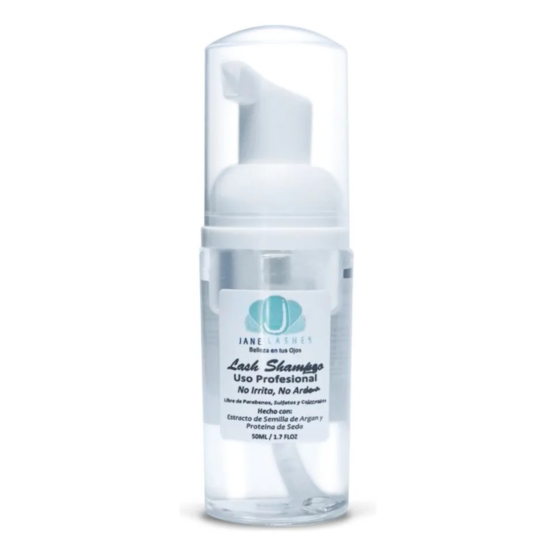Lash Shampoo 50ml Espuma Lashista + Regalo Brocha Y Cinta