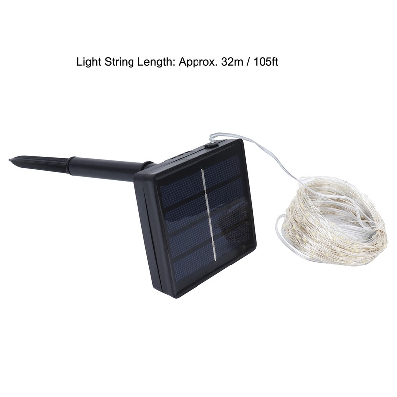 300LED Solar String Lights IP44 Waterproof Outdoor Garden Courtyard Decoration