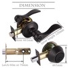 Oil Rubbed Bronze Keyed-Alike Door Levers and Double Cylinder Deadbolts