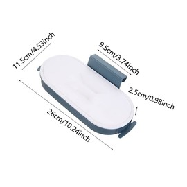 SEIWEI Portable Hanging Trash Bag Holder with Lid Kitchen Cabinet Garbage Bag Rack Hangable Trash Can Shelf Home Kitchen Bedroom(Pink)