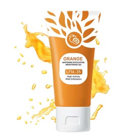 Orange Enzyme Exfoliation Gel for Face and Body Gentle Scrub with Deep Cleansing Blackhead Moisturizing Facial Remover (1pc 1.7oz) Color / 얼굴과 몸을 위한 오렌지 효소 각질 제거 젤 딥 클렌징 블랙헤드 보습 얼굴 제거제를 포함한 부드러운 스크럽 (1pc 1.7온스) Color
