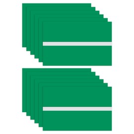 M METERXITY 12-Pack Double Color Laser Engraving Blanks 7x11 Inch,1.3mm Thick ABS Plastic Sheet Engraved Material for Name Plate/Yard Signs/Laser Cutting/DIY Carving/Craft[Light Green/White]