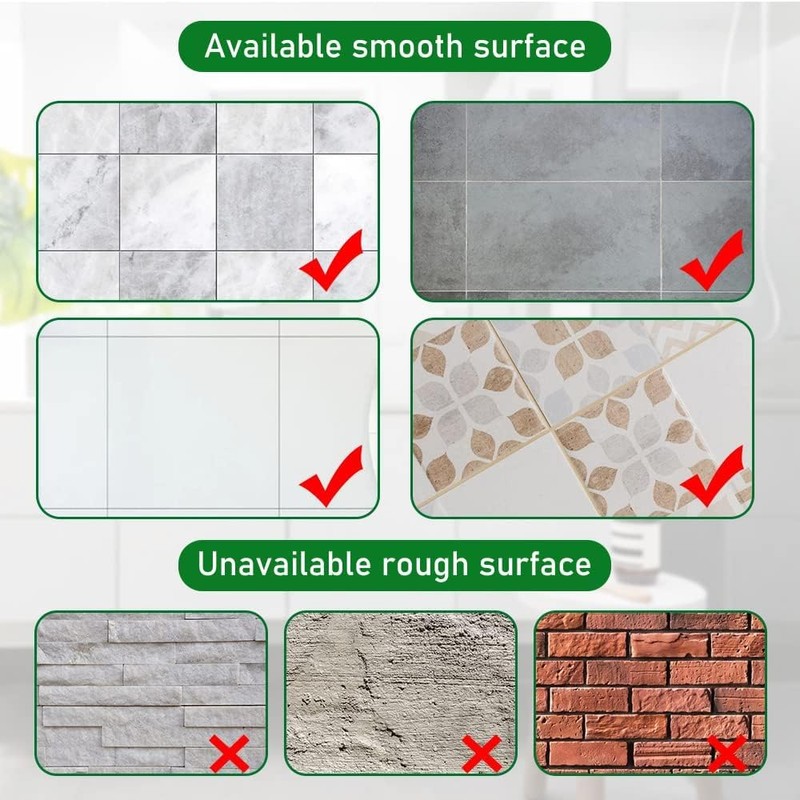 4 Pcs White Toothbrush Holder with Suction Cup, Wall-Mounted Toothbrush