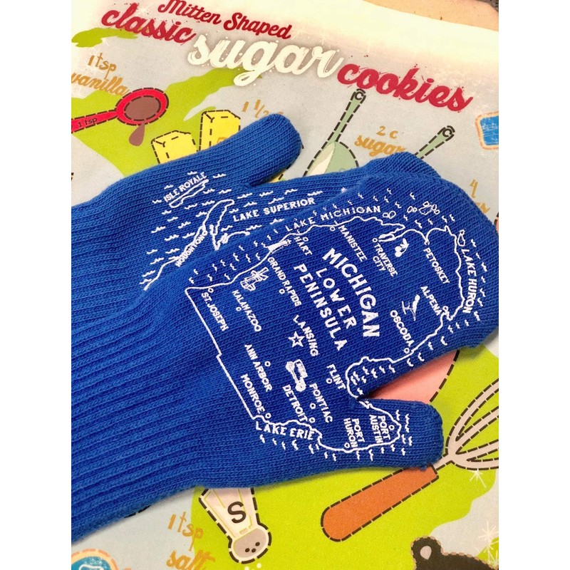 Michigan Mittens L’Oven Long Hot Oven BBQ Mitt Kitchen Cooking