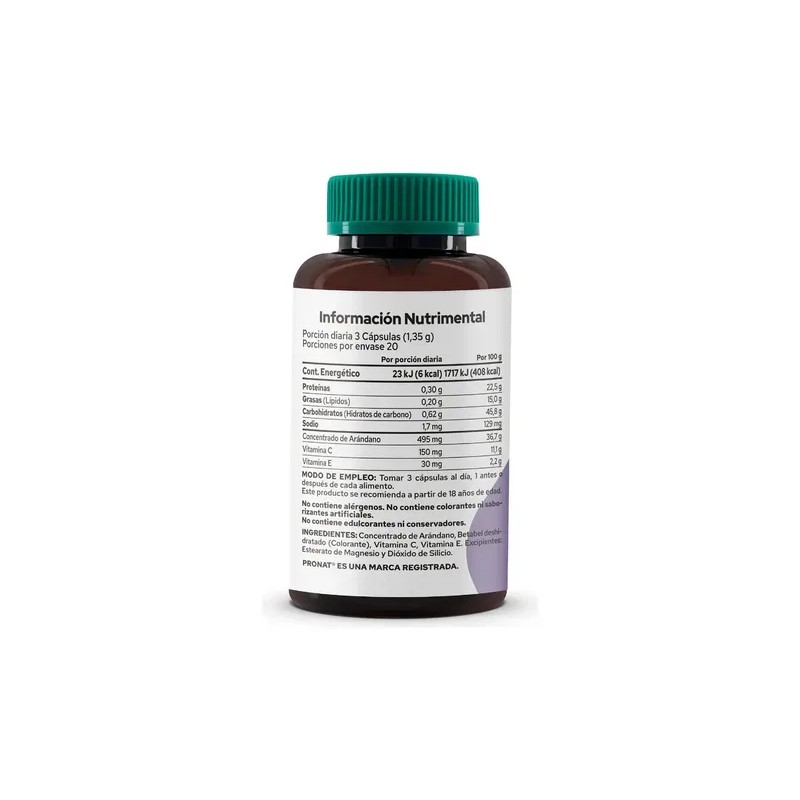 Cranberry (arandano) (60 Cap) Pronat