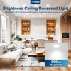 Amico 6 Pack 4 Inch 5CCT Ultra-Thin LED Recessed Dimmable