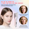 12 Wheels Double Chin Remover Roller, V-Shape Face Massager, 3