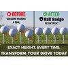 Ball Badge HeightRight Adjustable Golf Tee Height Tool – Precision