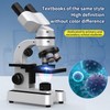 Stereo-microscopes-40-1600X Magnification,Biological Educational Microscope for Students,with Phone Clip,Biological Specimen and