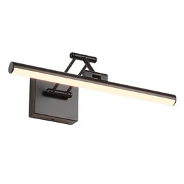 Joossnwell LED Picture Lights for Paintings Dimmable 15.5" Inch Long Hard-Wired Art Lights for Paintings Black Gallery Light with Adjustable Swing Arm Artwork Display Lamps 7W 3000K Warm White