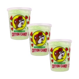 Buc-ee's Gluten Free Cotton Candy - 3-Pack of 2 oz Tubs - 3+ Flavors (Watermelon)