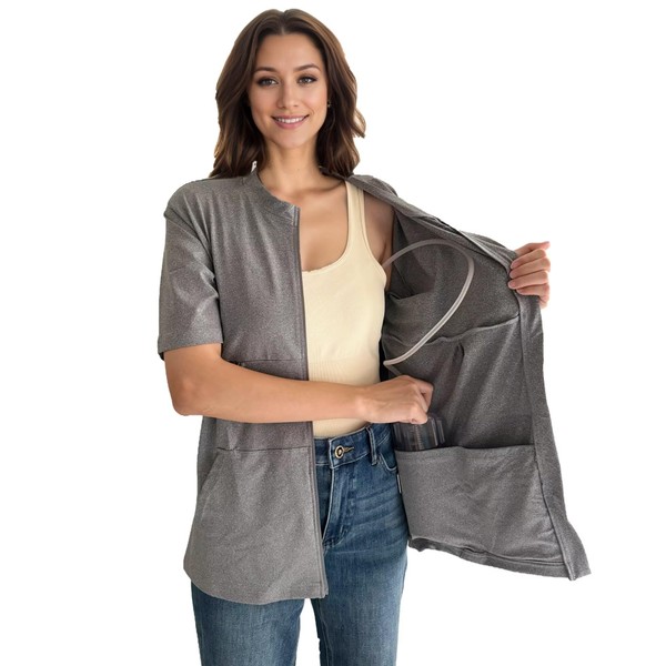Youdiao Mastectomy Shirts with Drain Pockets Post-Surgery Must Haves Soft