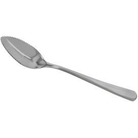 AlepTau Grapefruit Spoon Serrated Stainless Steel Dessert Spoon Serrated Edge 2/4/6 Set - Set of 6 Spoons