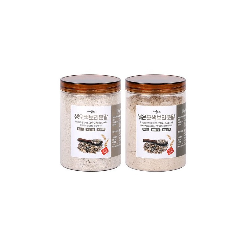 생오색찰보리분말 250g 컬러보리쌀가루 선식 미숫가루 Fresh Five-Color Glutinous Barley Powder