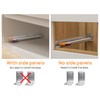 SIGOEI 15 Inch Bottom Mount Soft Close Drawer Slides Full