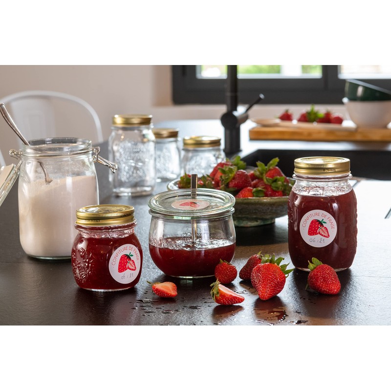 AVERY Pack of Jam Labels, Strawberry, 64 étiquettes