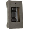 Hubbell 5123-2 Bell Vertical Decorator Shrink 1-Gang Weatherproof Cover, Bronze