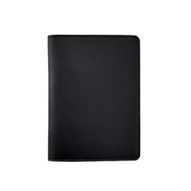 i enjoy + Passport Holder,Genuine Leather Passport Cover,Travel Document Wallet Organiser,Travel Document Holder Black