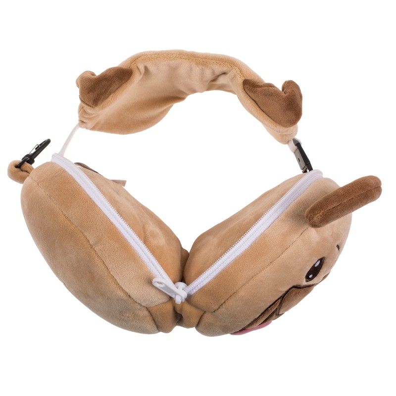 Out of the blue Plush Travel Pillow with Eye Mask
