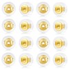 18K Gold Earring Backs for Studs, 16Pcs Comfortable Silicone Earring