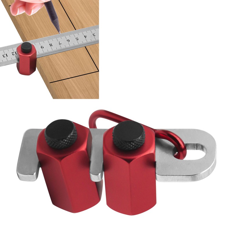Stair Gauge Aluminum Alloy Hex Flat Framing Jig with Thumb