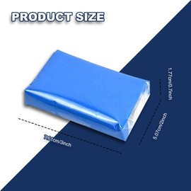 HEVLE 2PCS Car Clay Bar, Auto Detailing Magic Clay Bar Cleaner, Premium Grade Clay Bars, Auto Clean Wash Bars with Washing and Adsorption Capacity, Car Accessories Clay Bar for Cleaning Car (2PCS)