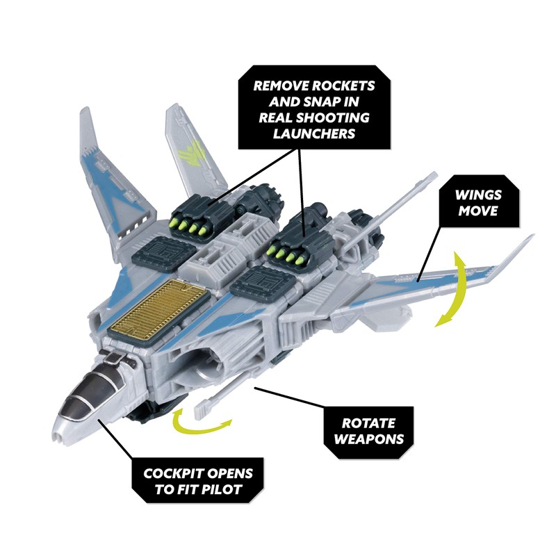 Snap Ships — Sabre XF-23 Interceptor — Construction Toy for