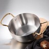 Korea Ramen Pot Stainless Steel Double Handle Fast Heating Ramen