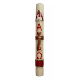 Angelitos de Mexico Large 18in (45cm) Easter Paschal Candle Cirio Lent Pascual Semana Santa Holy ...