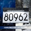 Address Plaques for House Solar Powered, House Number for Outside,