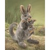 Folkmanis Kangaroo with Joey Hand Puppet, Brown