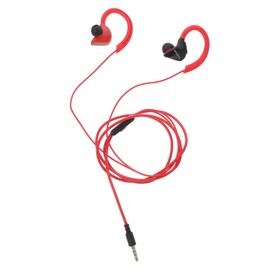 IWOWHERO Wired Earbuds Sports Headset with Comfortable Ear Hooks Lightweight Design Stereo Sound Compatible with Electronic Devices