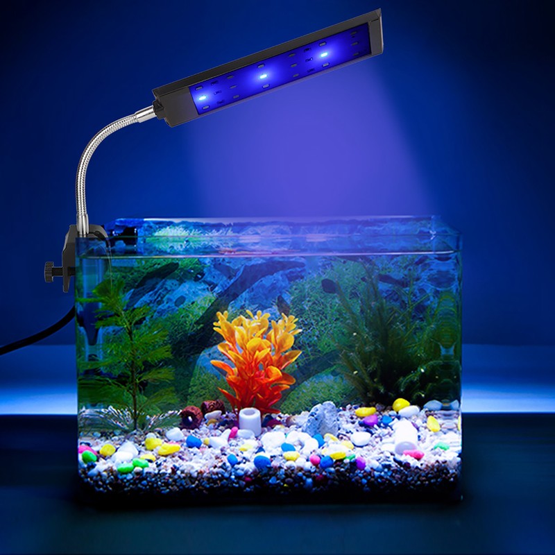 Aquarium Fish Tank Led Light for Water Plants Lamp Clip