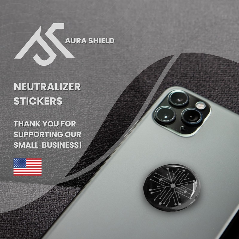 6 Pcs Phone EMF Neutralizer Protection Stickers for Smart Phones