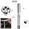 タップダイスセット M12 X 1.25 ねじ切りタップとダイスセット 手動スレッドタッピングツール メンテナンス用
