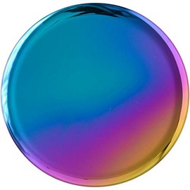 Decorative Tray, Stainless Steel, Minimalist Nordic Decorative Tray for Fruit, Cosmetics, Jewellery, Organiser, Collector (Rainbow)