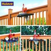 Hulave 304 Stainless Steel Deck Railing Adjustable Railing Folding Table,