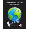Ciays Toilet Bidet Non-Electric Bidet Toilet Attachment Dual Nozzles for