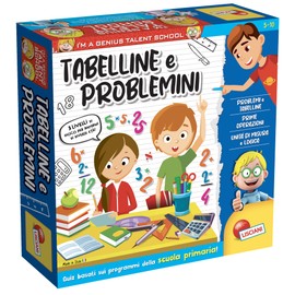 Liscianigiochi 100491 Lisciani Giochi I'm a Genius Ts Tables and Problems, Multi-Colour, M